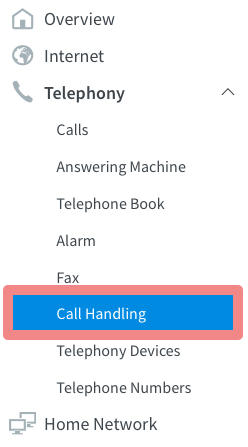 How do I configure call forwarding on my FRITZ!Box