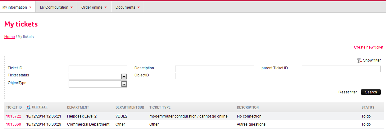 How to create and manage a ticket if you are edpnet partner