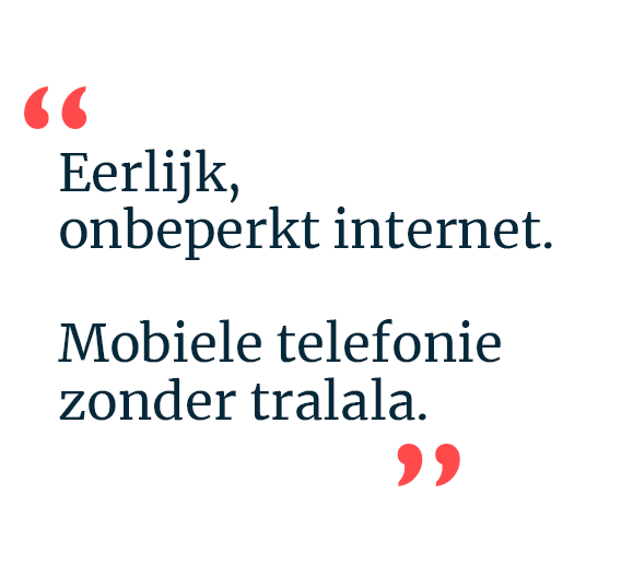 edpnet = eerlijk, onbeperkt internet