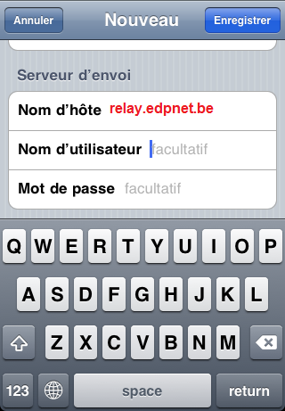 Comment configurer mon compte mail EDPnet sur un iPhone