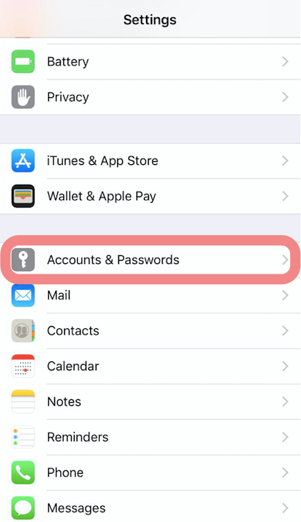 How do I configure my edpnet mail account on an iPhone