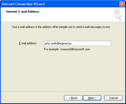 Outlook Express configuration