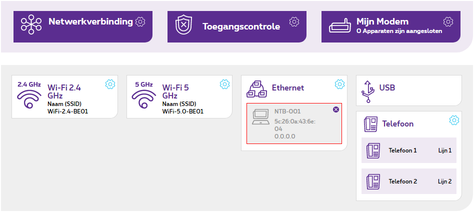 Hoe configureer ik een port forwarding op mijn B-box 3