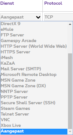 Hoe configureer ik een port forwarding op mijn B-box 3