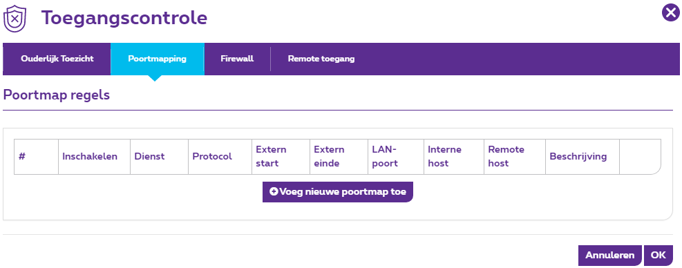 Hoe configureer ik een port forwarding op mijn B-box 3