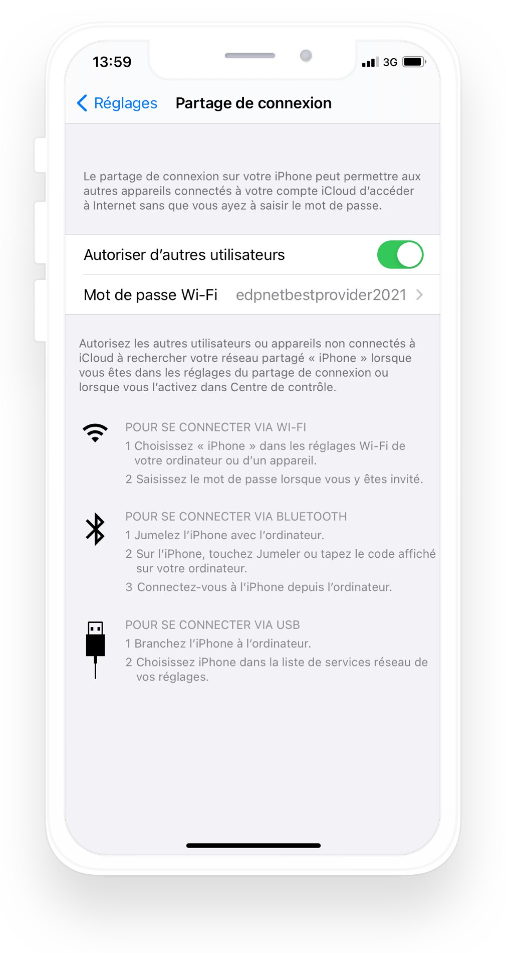 Comment configurer un partage de connexion sur mon iPhone Comment configurer un partage de connexion sur mon iPhone