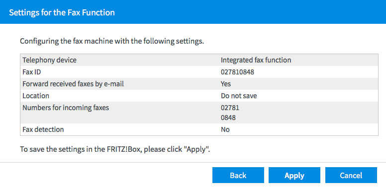 How do I configure Fax2Mail on my FRITZ!Box