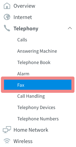 How do I configure Fax2Mail on my FRITZ!Box