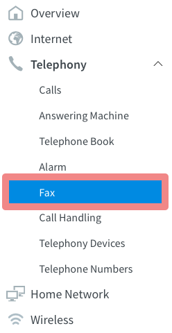 fritz box fax to mail