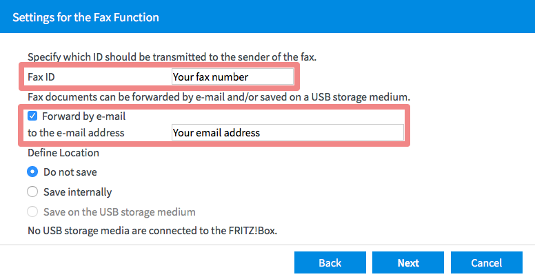 How do I configure Fax2Mail on my FRITZ!Box How do I configure Fax2Mail on my FRITZ!Box