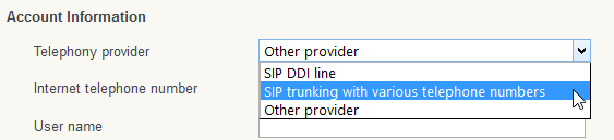 How do I configure a SIP trunk on my Fritz!Box