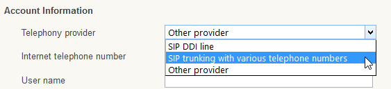 Hoe kan ik een SIP trunk op mijn Fritz!Box configureren