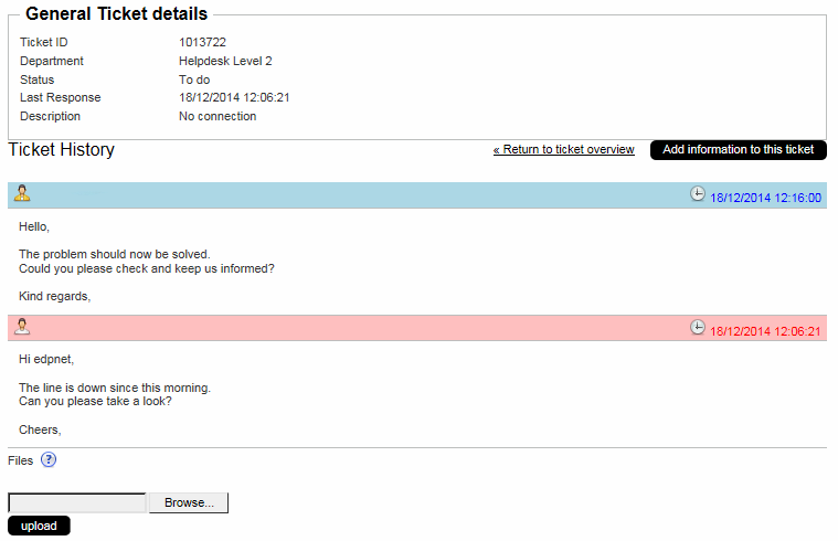 How to create and manage a ticket if you are edpnet partner