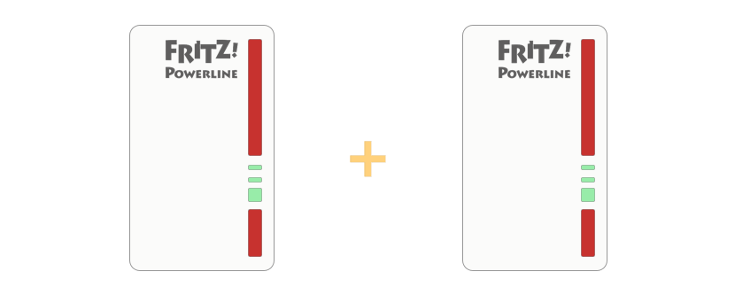 FRITZ!Powerline 1240E WLAN Set FRITZ!Powerline 1240E WLAN Set