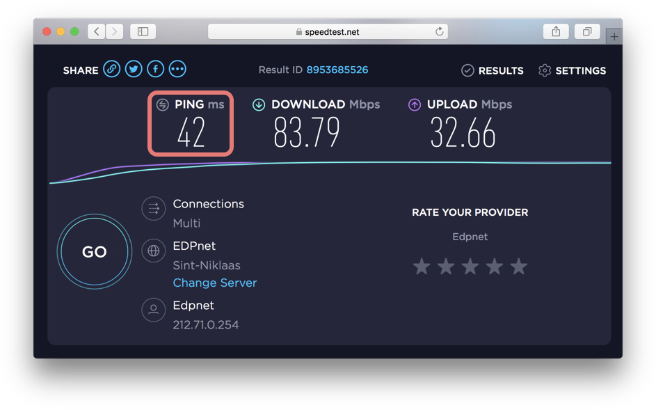 What are ping and latency