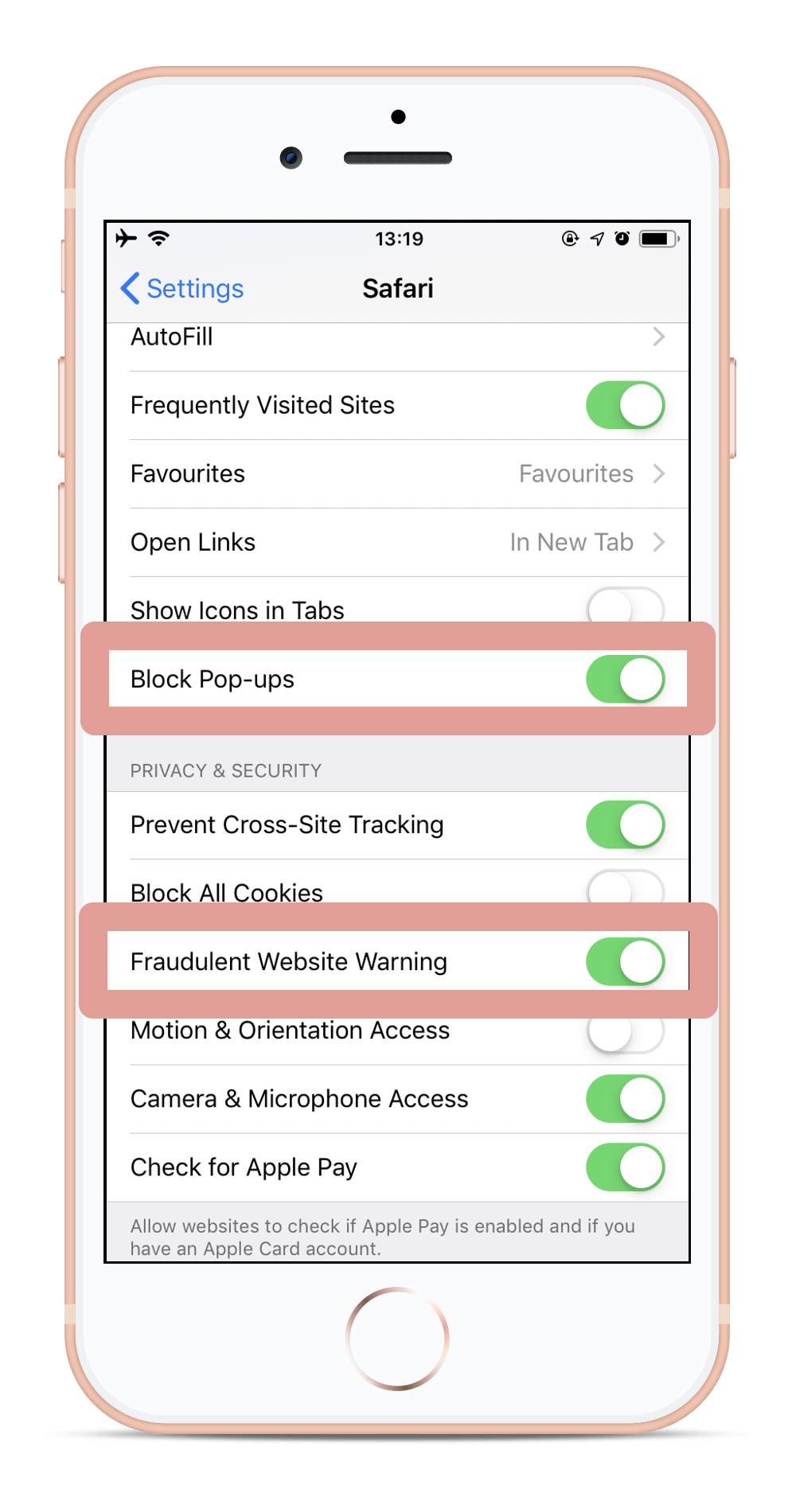 How do I block phishing pop-ups How do I block phishing pop-ups