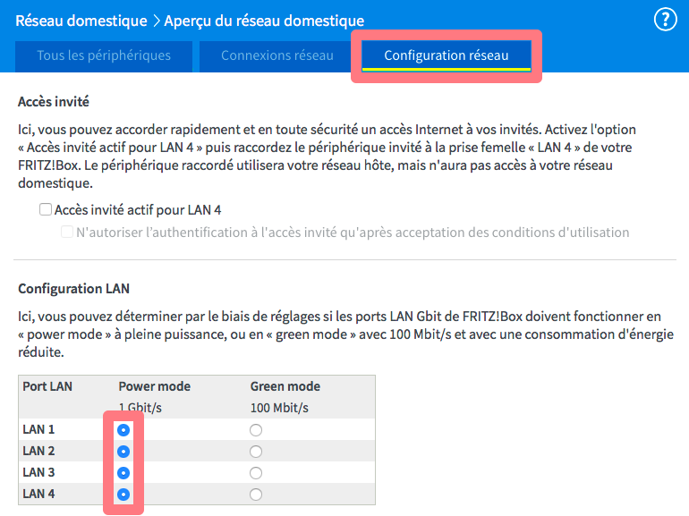 La vitesse de ma connexion fibre ne dépasse pas 100 Mbps